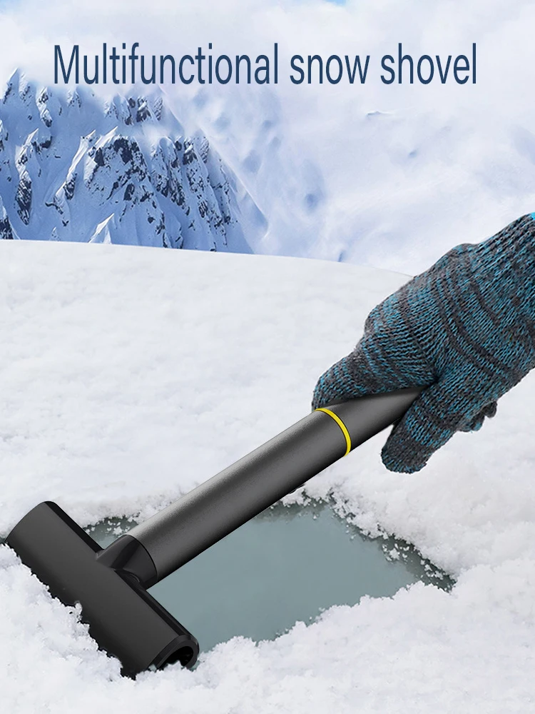 Auto Eis Schaber Windschutzscheibe Schnee Entfernung Schaufel Eis Brecher Schnee Entferner Reinigung Glas Pinsel TPU Winter Schnee Pinsel Schaufel Werkzeug – Detail 1