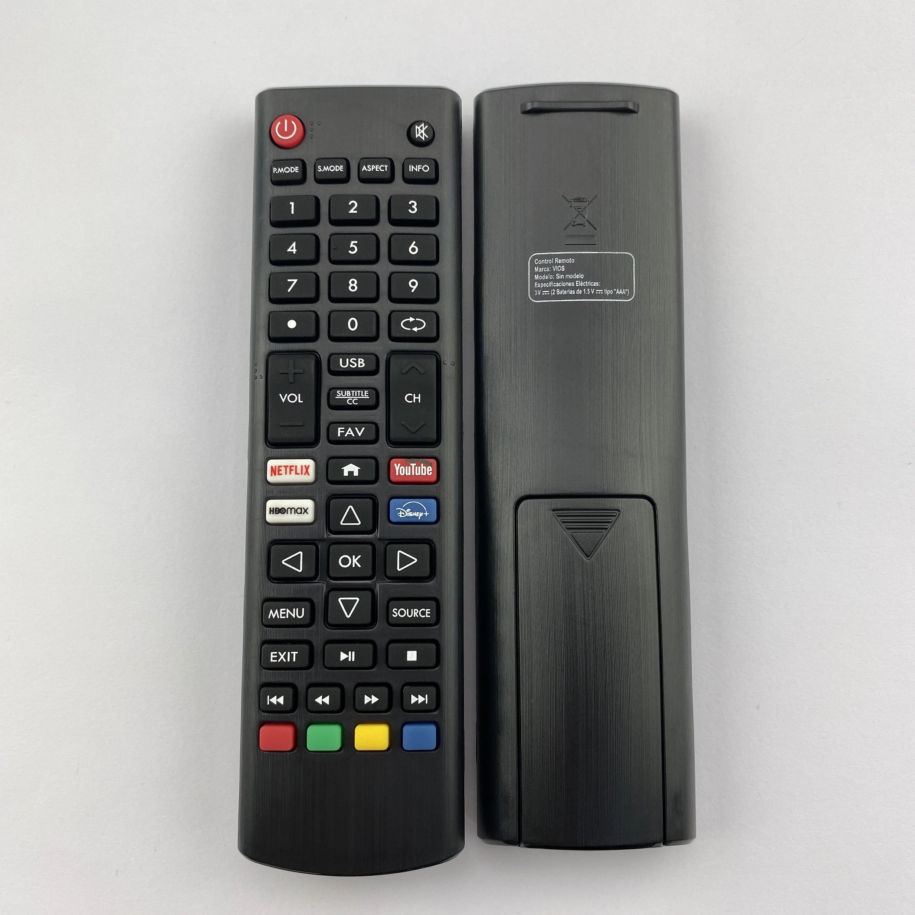 New SA-248 Remote Control for VIOS TV with Media Hotkeys