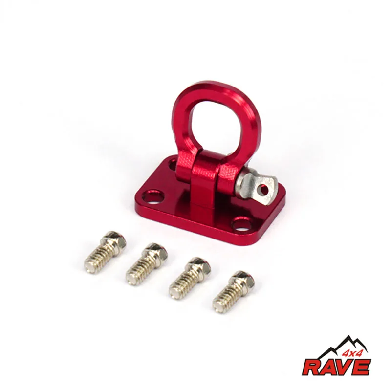 

LESU 1/10 Metal Rescue Hook For SCX10 Remote Control Crawler Car DIY Rave 4X4 Model Building Car Toy Red Parts TH17942