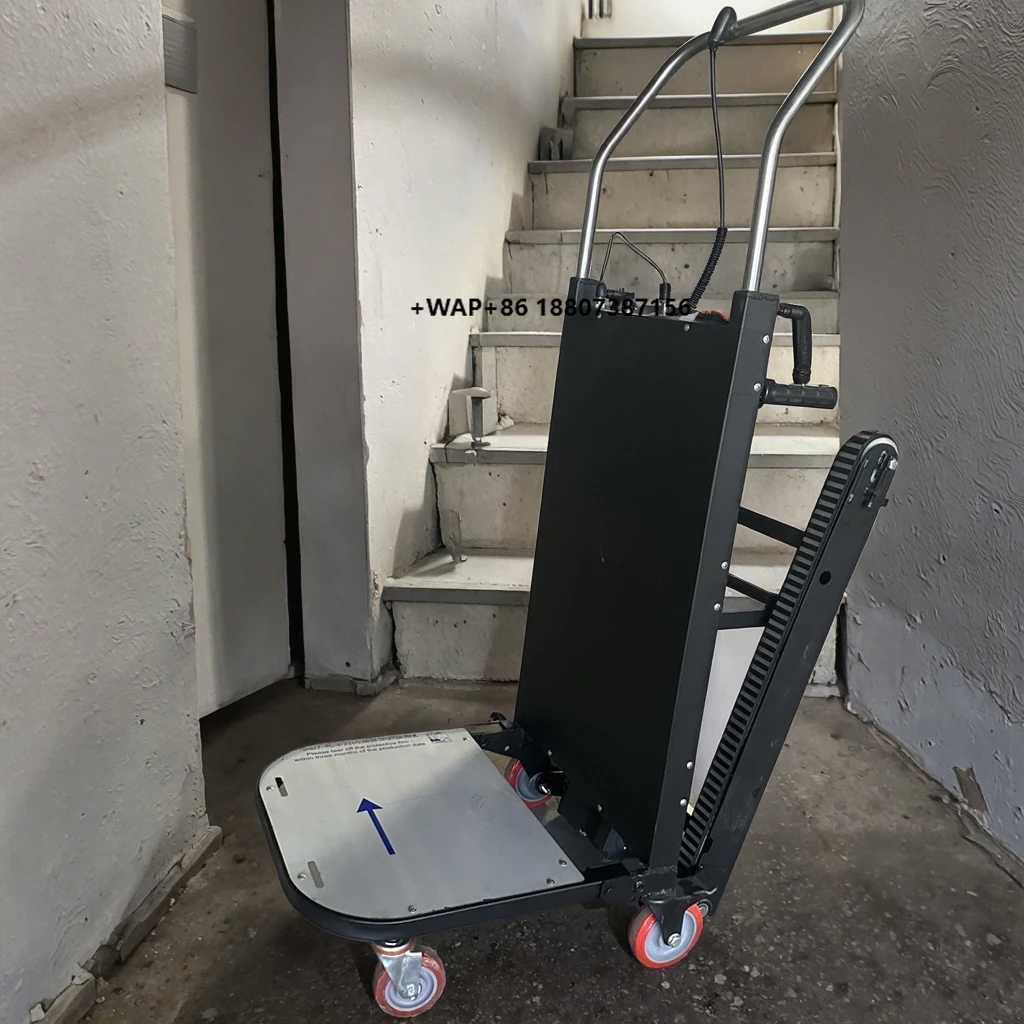 

Super Load-Bearing Electric Stair Climbing Machine Hand Cart for Heavy Furniture Home Appliances Building Materials Going Stairs