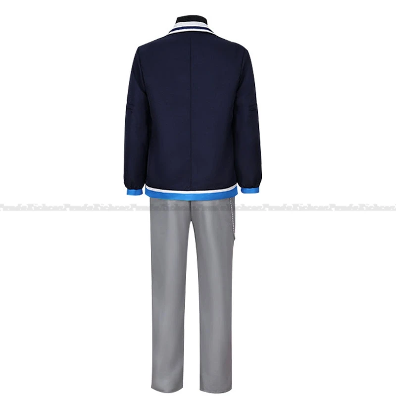 مجموعة زي تنكري لمشروع لعبة أنيمي من Sekai Toya ، زي مسرح ملون ، شعر مستعار من Aoyagi Toya ، رجال