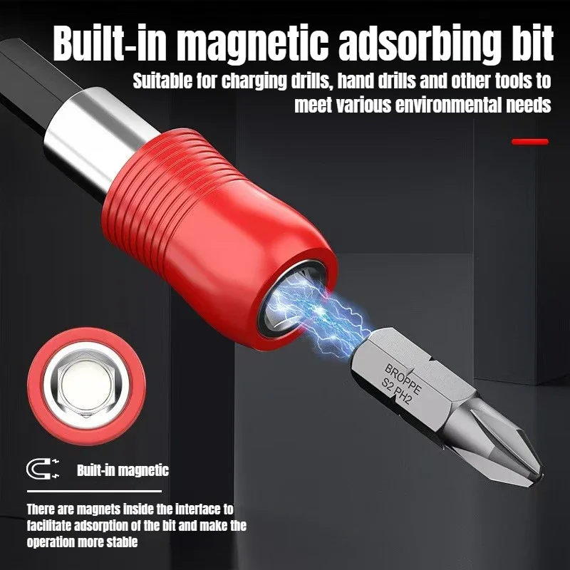 Screwdriver Extended Connecting Rod Electric Drill Joint Self-locking Connecting Rod Sleeve Extended Rod Magnetic Joint Tool