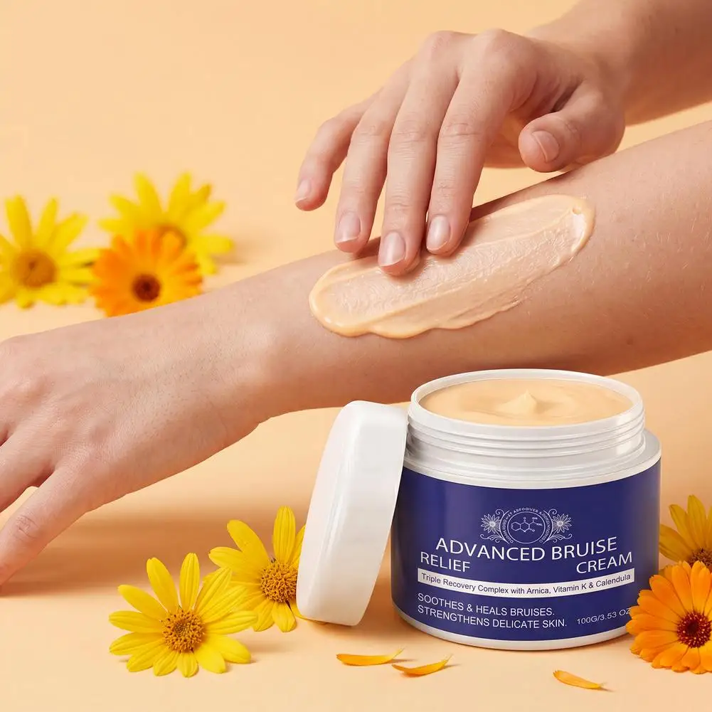 Arnica Bruise Cream Extra Acting for Bruising & Swelling on Thin Skin Advanced Formula Soothing Hydrating for Face and Body