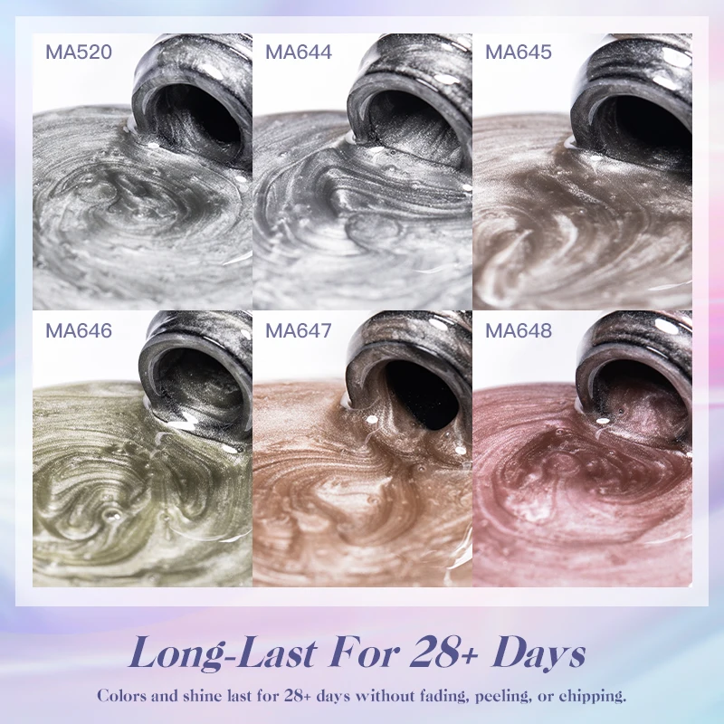 MEET ACROSS 7ml Porcellana Bianco Smalto gel per occhi di gatto Glitter olografici Effetto galattico magnetico Smalto per unghie Soak Off Gel UV