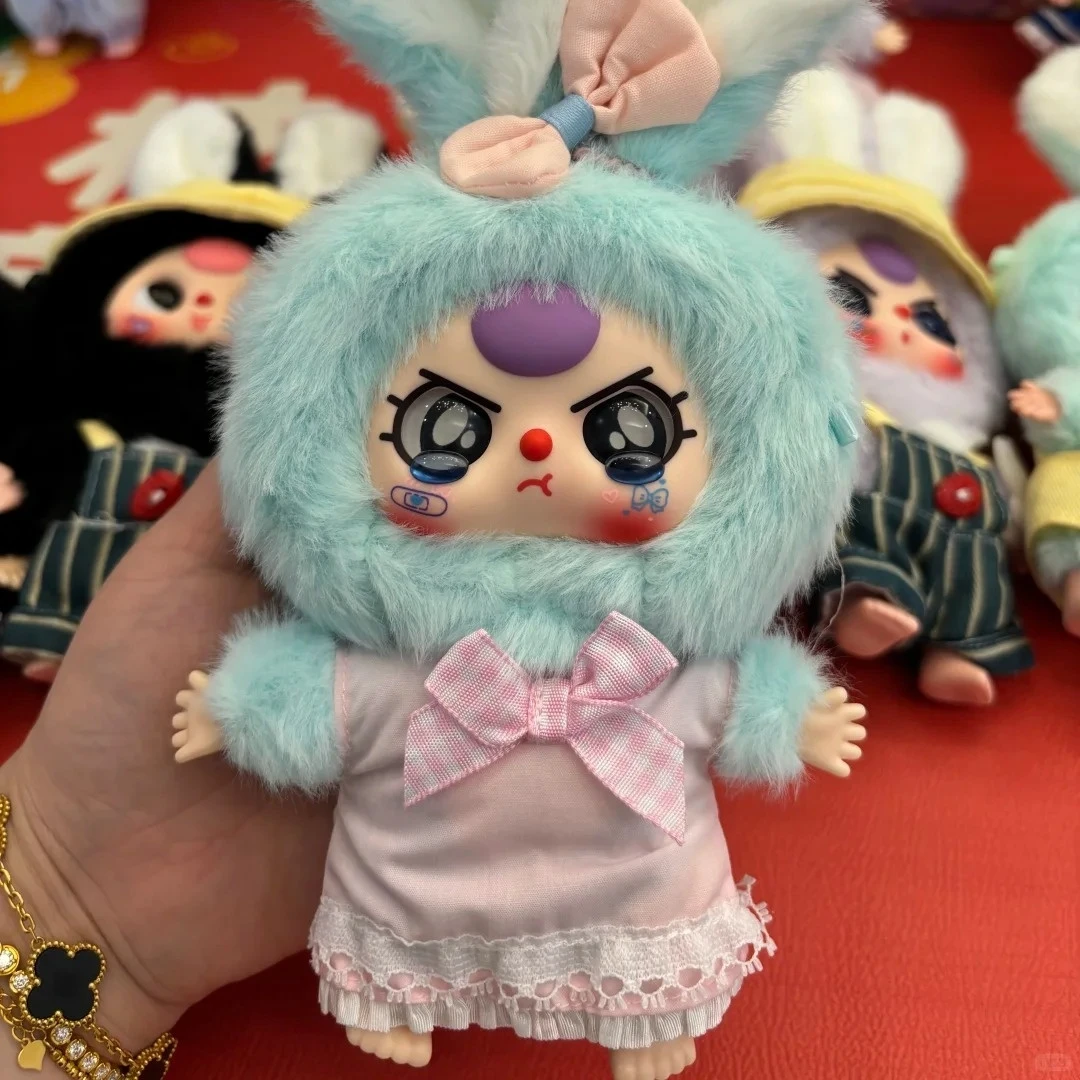 طفل ثلاثة سنوات من العمر ماركارون ليتل أرنب سلسلة أفخم صندوق أعمى شعبية اللعب حلية قلادة الإبداعية لطيف دمية لعبة هدية