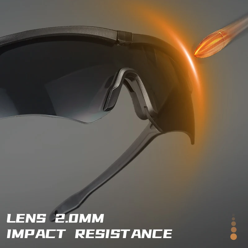 نظارات تكتيكية عسكرية CS مسدس هواء يندبروف نظارات الرماية HD 3 عدسة على الطرق الوعرة دراجة نارية تسلق الجبال نظارات واقية