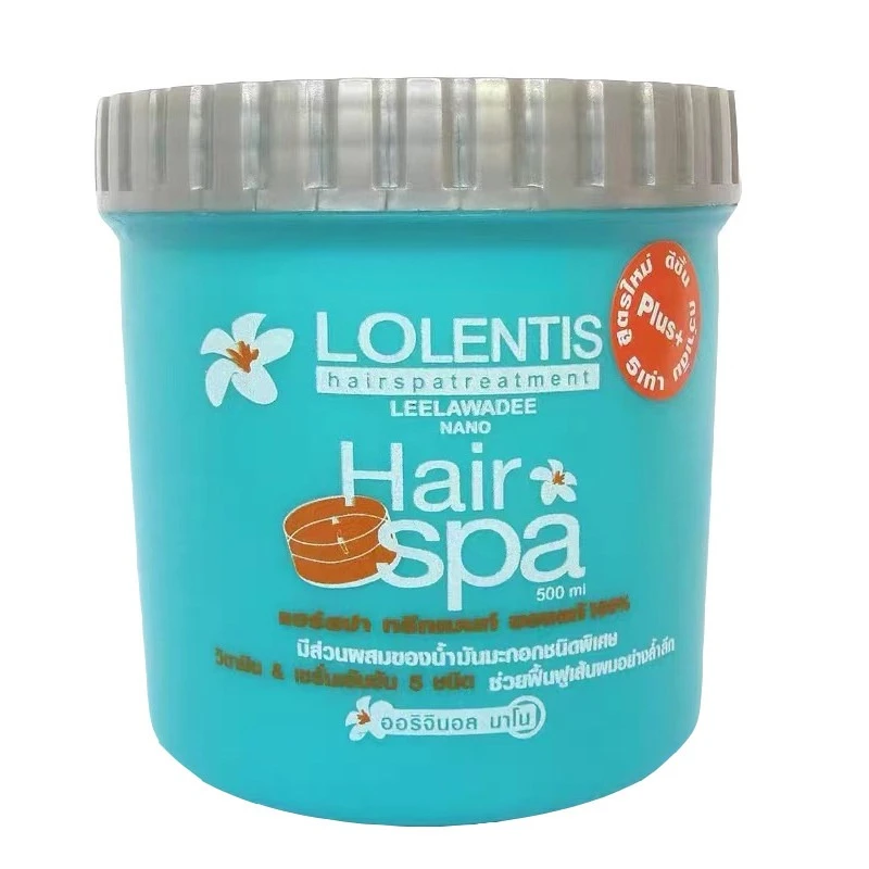 

Тайская маска-уход для волос 500 мл, восстанавливает сухие, пушащиеся и поврежденные волосы, разглаживающая и питательная формула