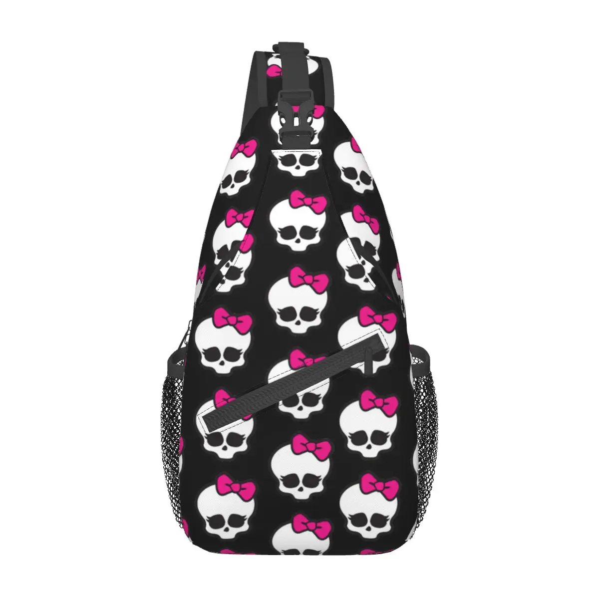 Monster High Anime Crossbody Sling Bags Small Chest Bag Shoulder Backpack Daypack for Hiking Travel Travel Satchel