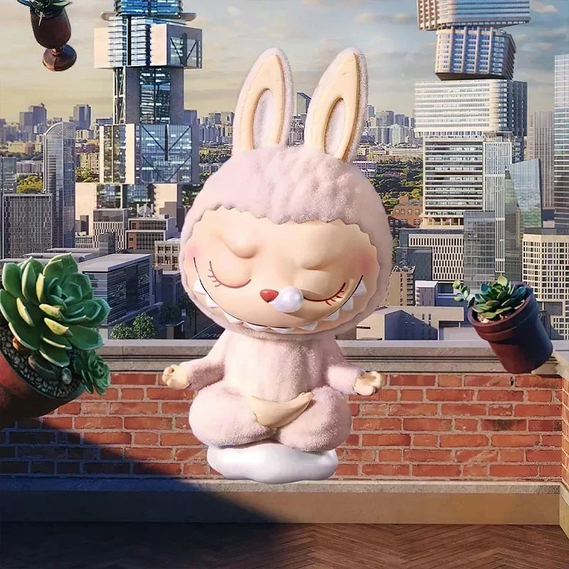 POP MART LABUBU THE MONSTERS Lazy Yoga Series Blind Box Toys Kawaii Anime Action Figure Caixa Caja Mystery Box Bambole Ragazze Regalo