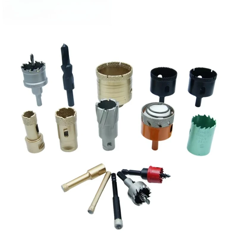 

Bi-Metal Hole Saw Set with Drill Bits and Extension Rods Metal/Woodworking Drill Bits Hole Cutter Kit