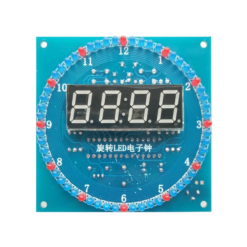 DS1302 Rotating LED Display Alarm Electronic Clock Module DIY KIT LED Temperature Display for arduino