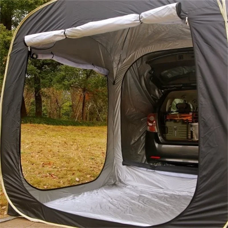 

Portable Outdoor 210D Oxford PU2000mm Automatic quick opening car tailgate tent Shade tent SUV car rear tent for Camping