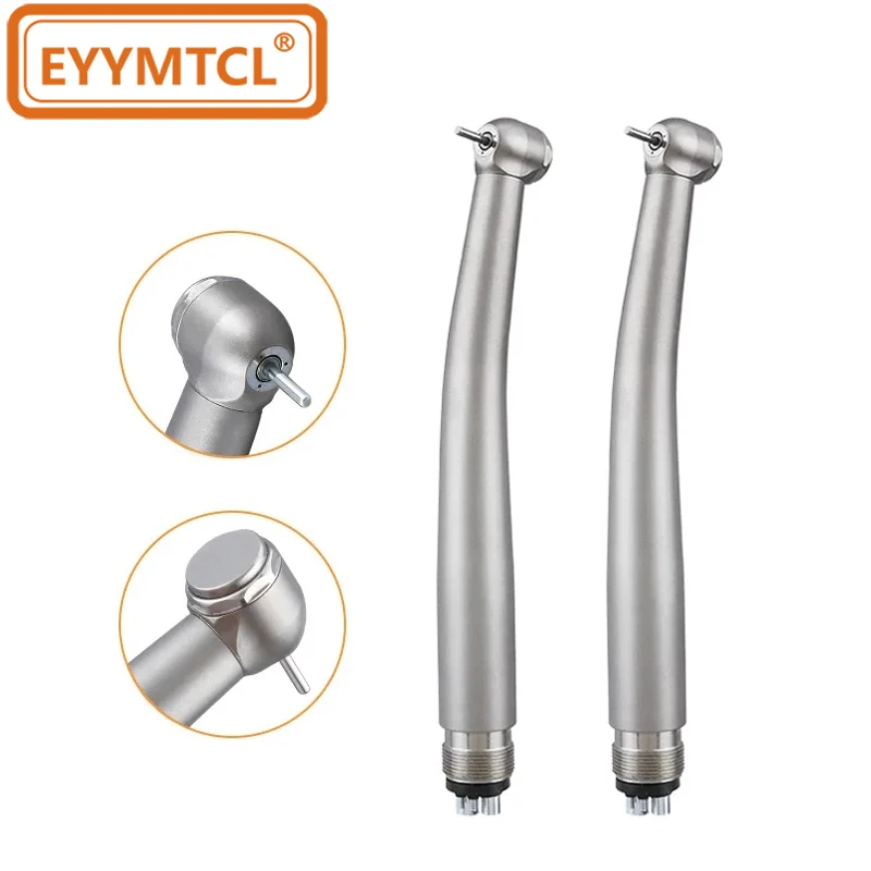 Стоматологический высокоскоростной наконечник EYY, кнопка, крутящая головка, тройной распылитель воды, электронный генератор, керамические подшипники, воздушная турбина, 4/2 отверстия