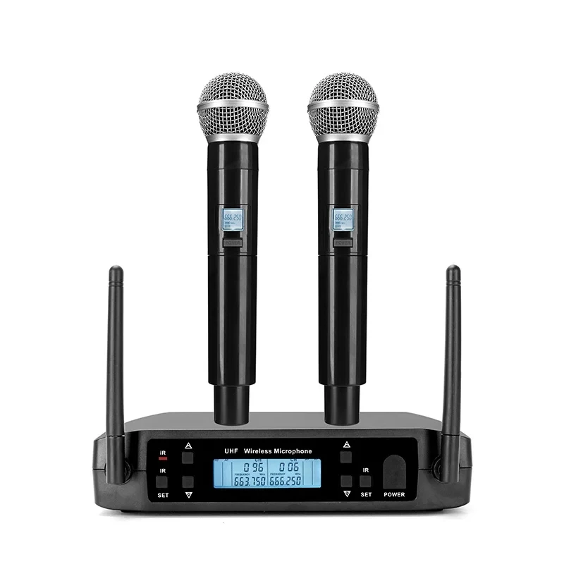 Беспроводной ручной микрофон GLXD4 UHF Профессиональный петличный микрофон на голове, регулируемая частота 50 м, подходит для