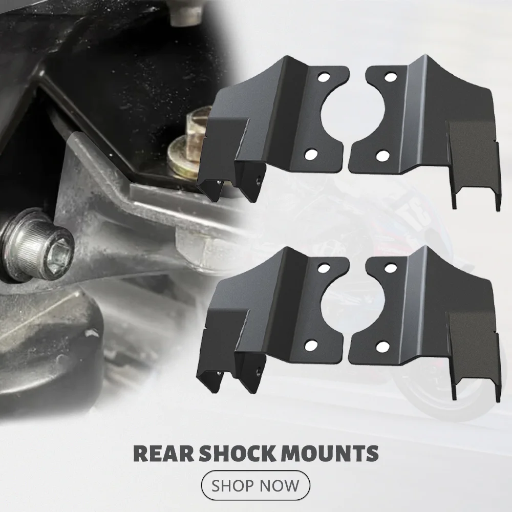

For Can-Am Maverick X3 R RR Max r rr 2017-2023 2022 2021 2020 Motorcycle Accessories Rear Shock Mounts Support Stainless Steel