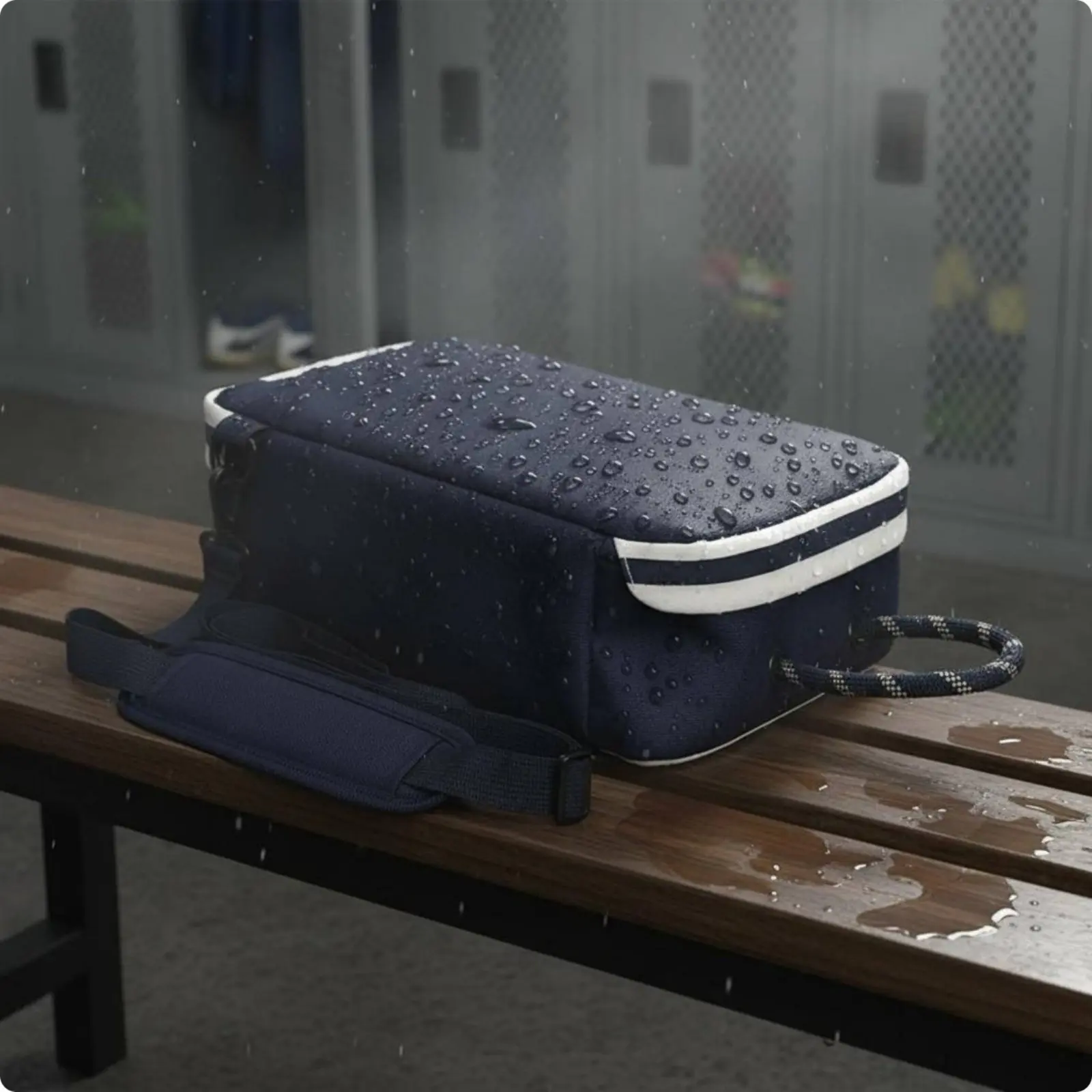 Waterproof Shoe Bag Easy to Clean Athletic Shoe Backpack Sports Gear Storage Sturdy Zipper for Football Players