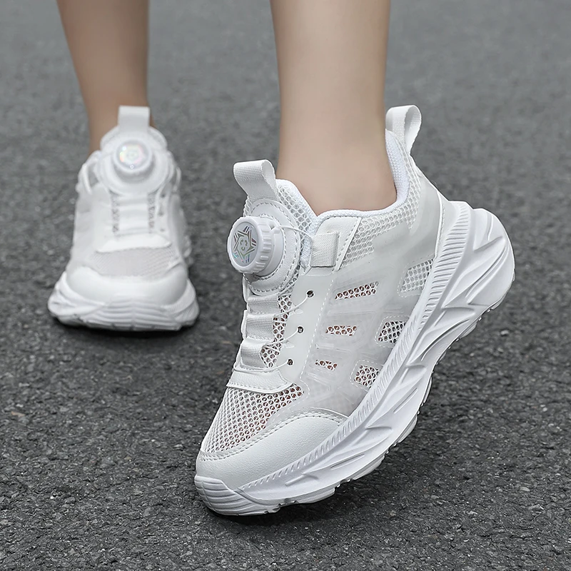 

Summer girls Boy Sneaker Mesh Breathable Children Trainers School Kids Casual Shoes 4 To 12 Years Sports Running Shoes for Boy