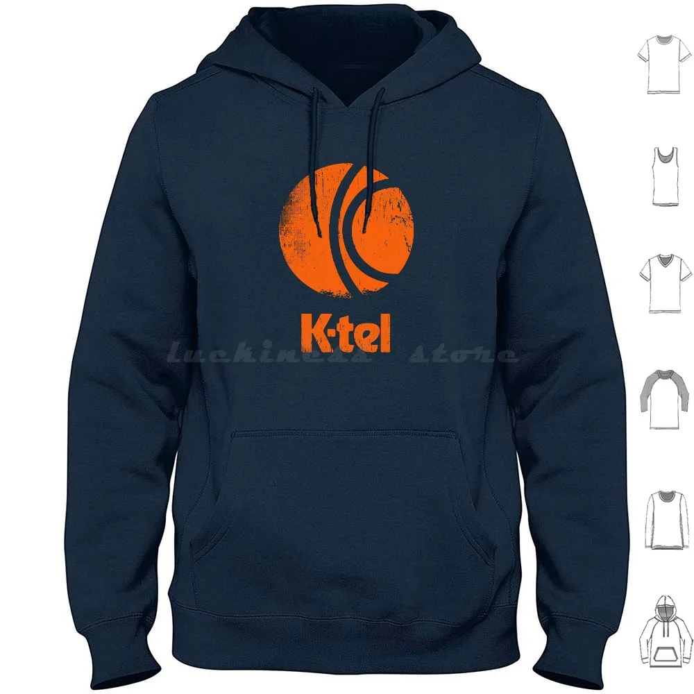 K-Tel Compilation Kings Hoodie cotton Long Sleeve Seventies 70S 1970S Records Vinyl Music Compilation Albums Cheesy