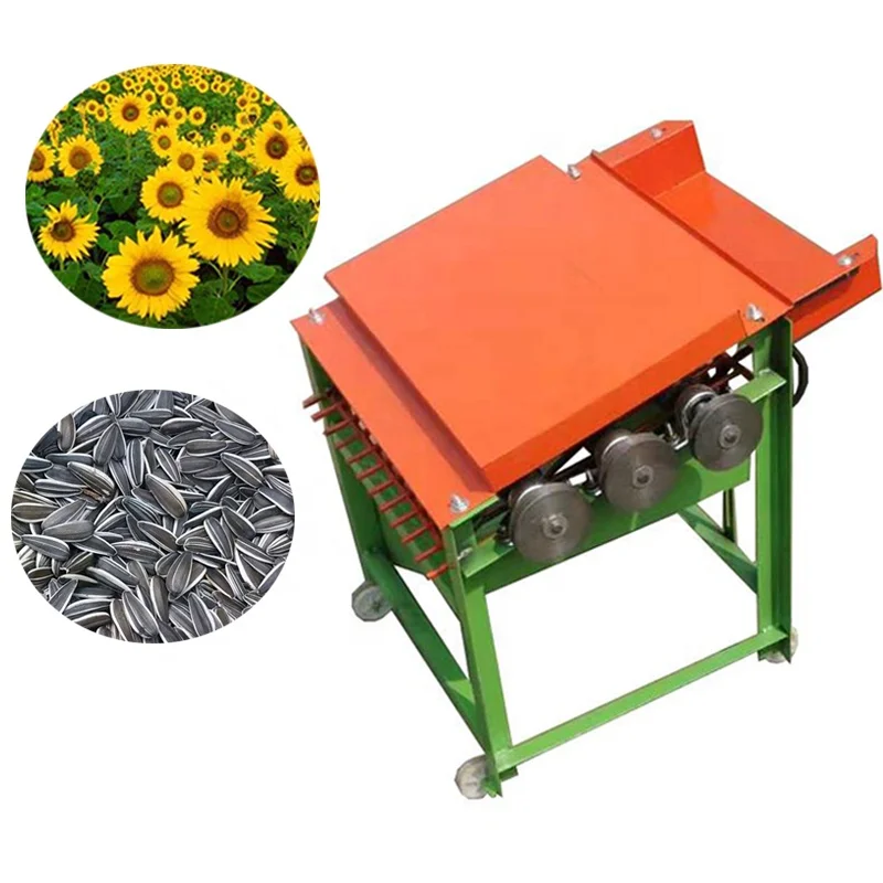 Household sunflower seed thresher