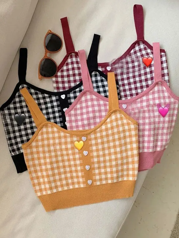 

Укороченный топ Street Sle ort, экспозиция пупка, универсальная летняя верхняя одежда, женский жилет, майка стандартного кроя, цельный предмет