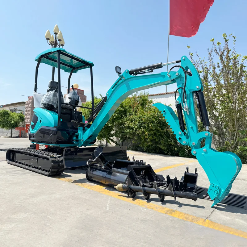 Mini Excavadora con Envío Gratuito, Excavadora Compacta con Motor Diésel Hidráulico, Orugas de Goma, Euro 5, CE, EPA, Personalizable