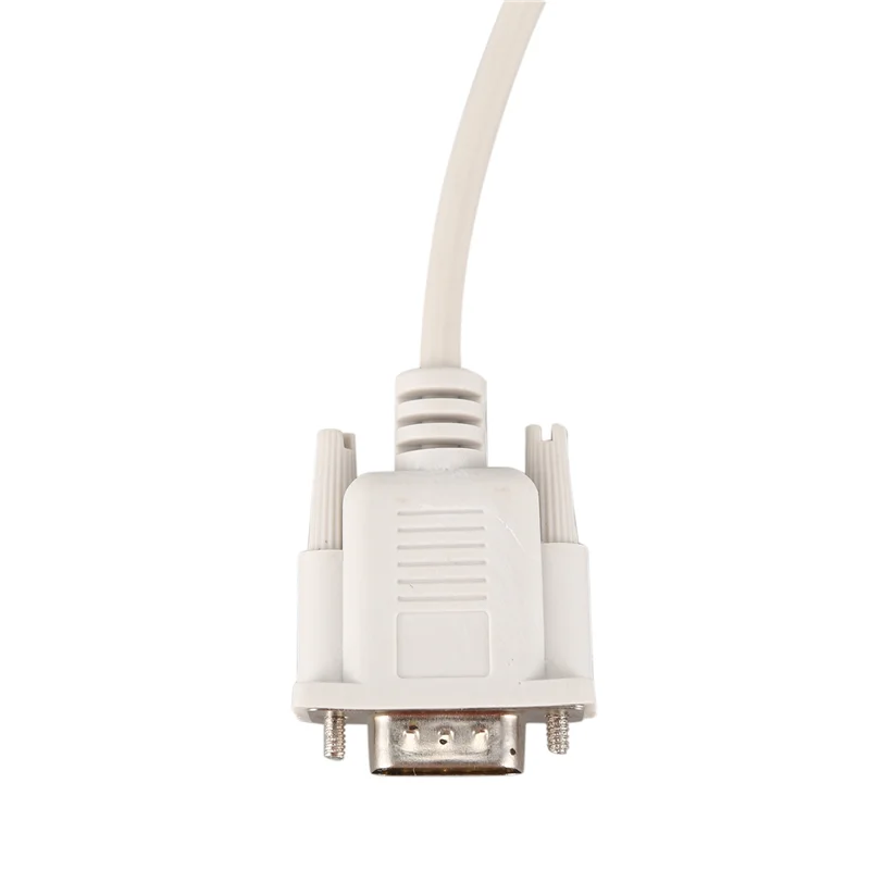 5 pezzi 1,4 M RS232 DB9 9 pin maschio a VGA video 15 pin maschio cavo adattatore grigio chiaro