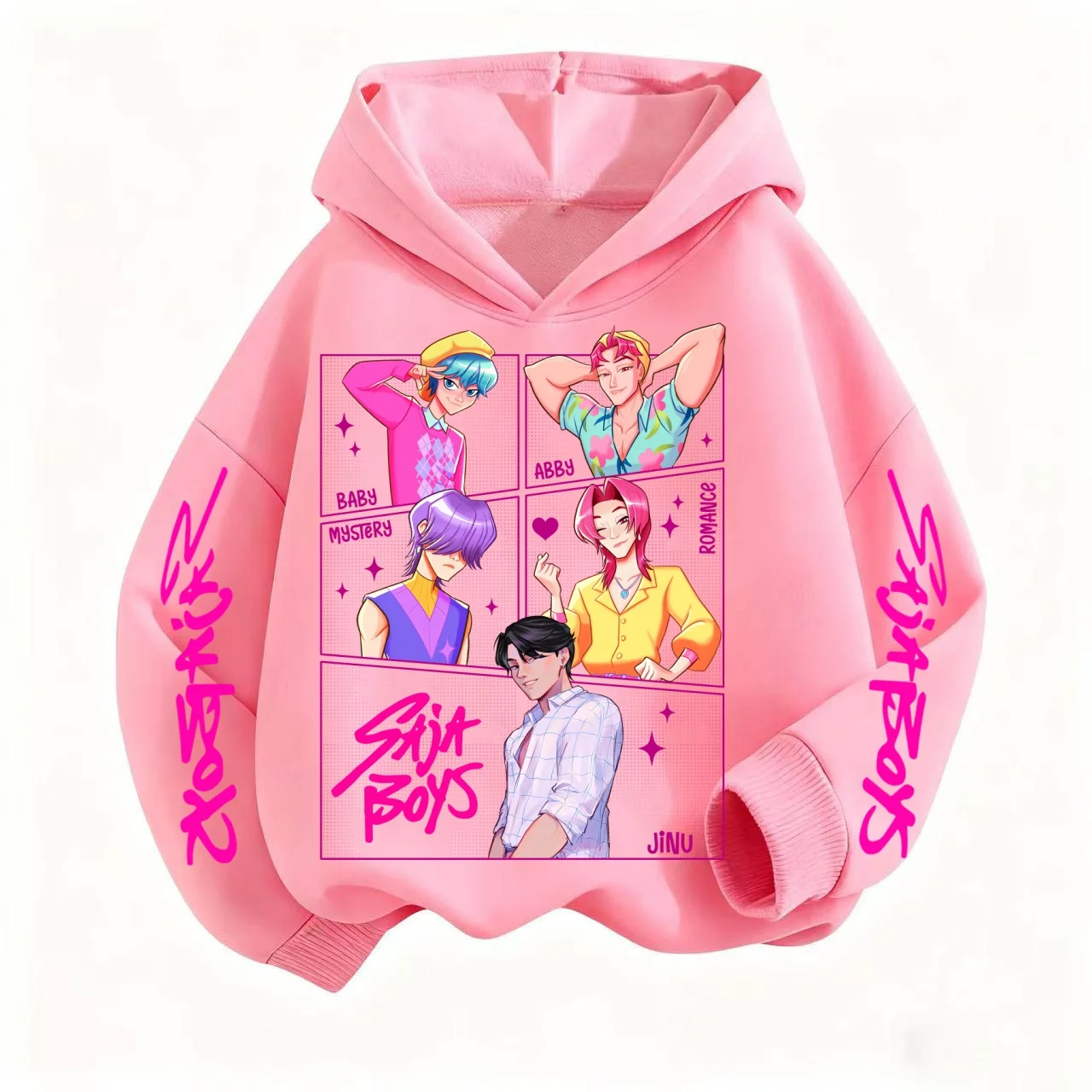 

Kpop Demon Hunters Autumn Winter Kids Hoodie Casual Fashion Boys Girls Warm Sweatshirt Anime Clothes