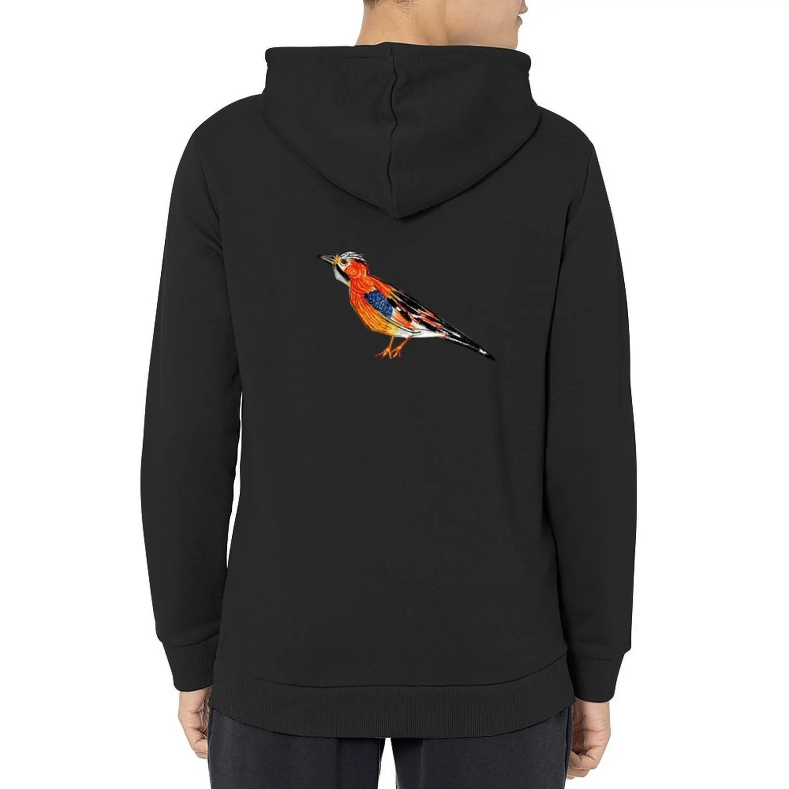 

The jay is the most colorful of the corvids. Its iridescent blue feather brings luck to finder. Hoodie autumn hoodie