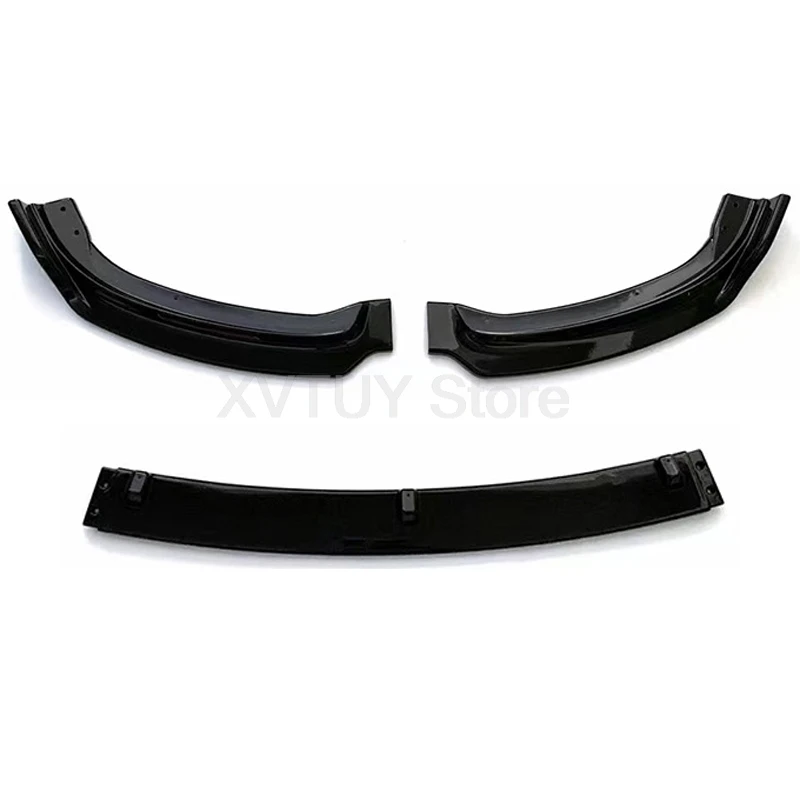 

Front Bumper Lip Body Kit Spoiler Splitter For BMW 3 Series F30 F35 2012-2019 ABS Bumper Canard Lip Splitter Black Accessories