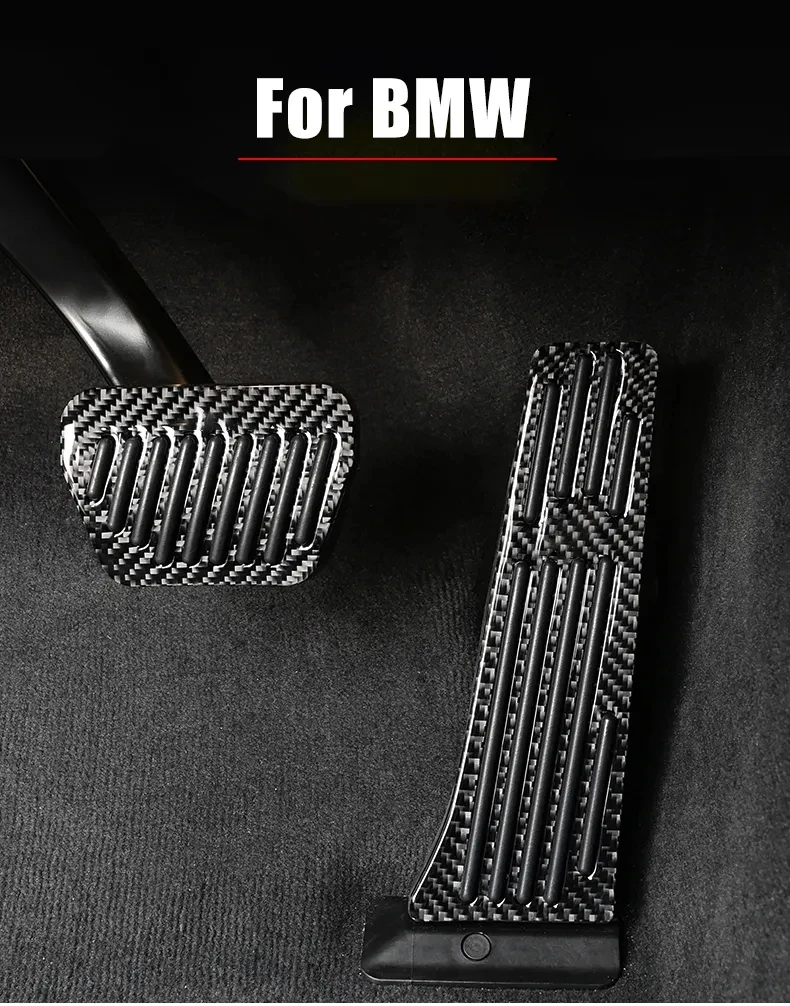 

For BMW M2 M3 M4 M5 M6 M8 M i8 Series Z4 accelerator brake pedal modified carbon fiber non-destructive installation interior