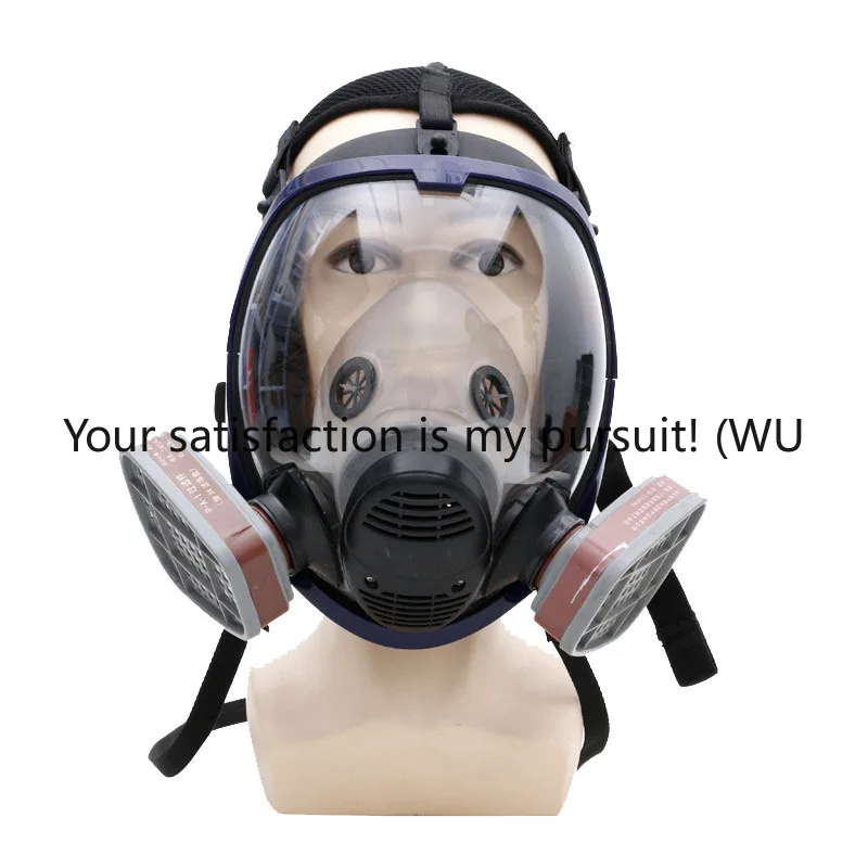 

Anti-dust full mask spherical large field of view fire gas mask