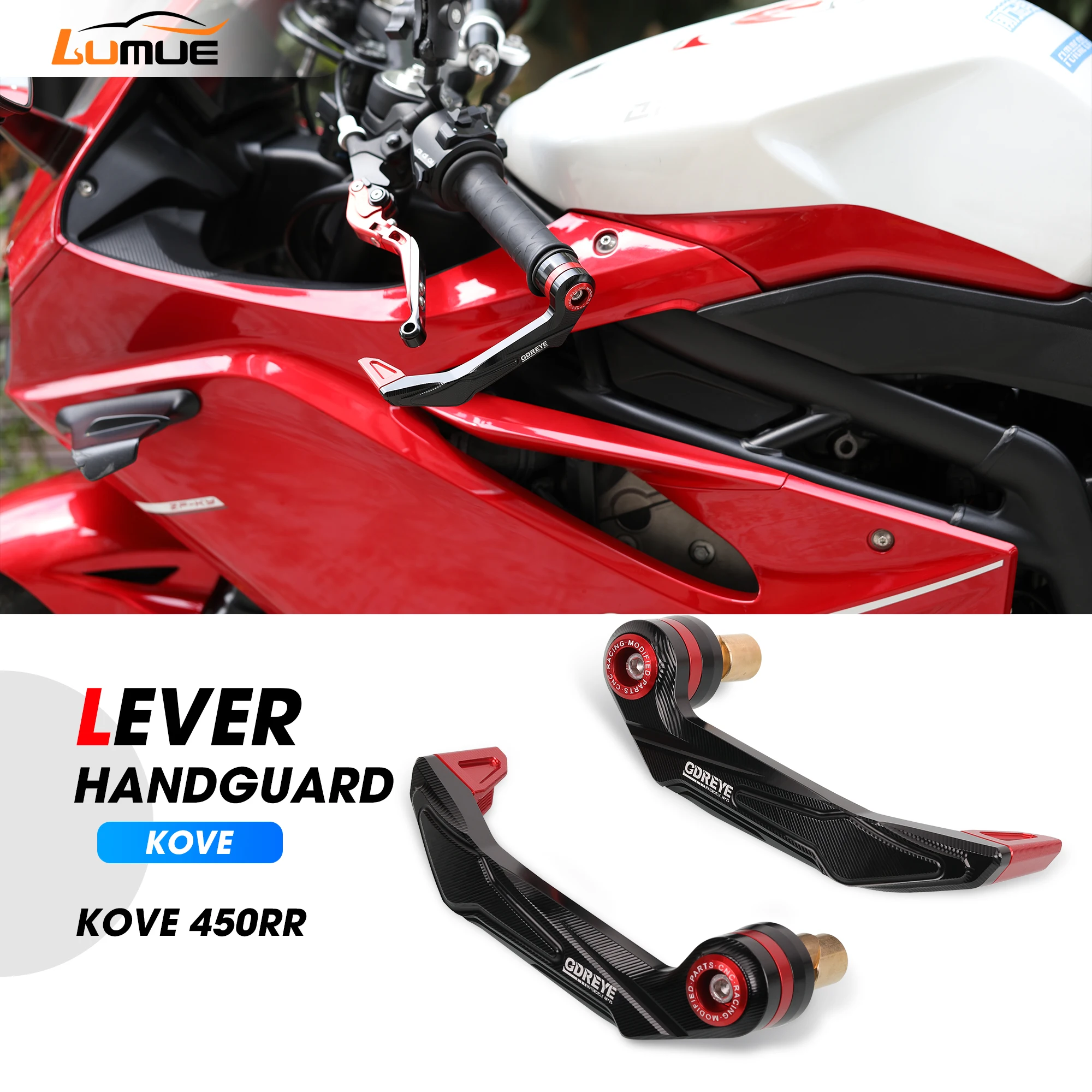 

KOVE 450RR 450 RR Handle Bar Grips Guard Motorcycle CNC Brake Clutch Levers Guard Protector For KOVE 450RR 450 RR