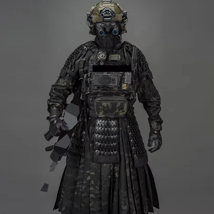 Taktyczna spódnica pancerna w kamuflażu Airsoft męska damska długa kurtka wiatrówka odzież ochronna do gier wojennych CS na zewnątrz cosplay