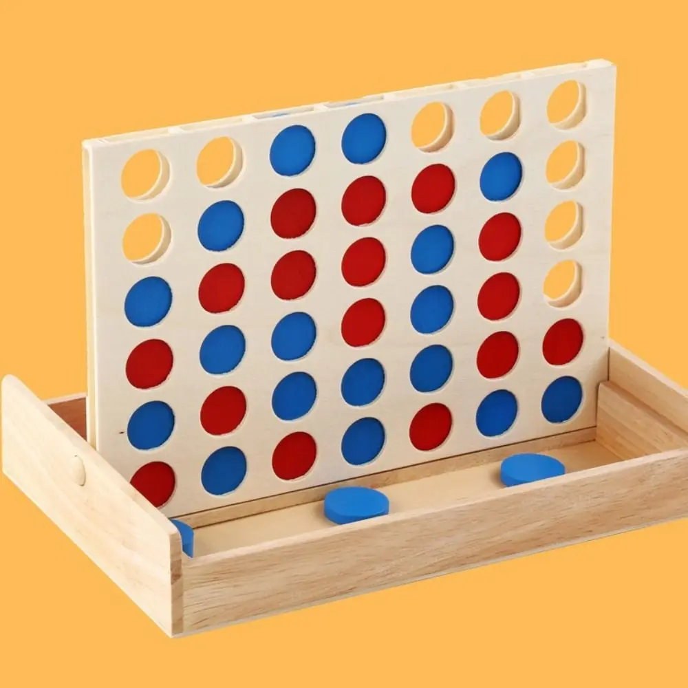 Educatief Vier in Een Rij Bingo Schaken Leuke Puzzel Klassiek Familie Bordspel Strategie Veiligheidsmateriaal Schaken Connect Game