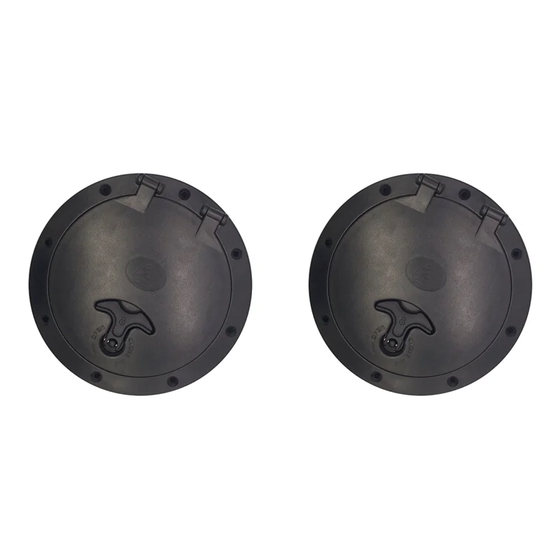 

2X комплект крышек люка для лодки каяка, морская пластина для палубы каяка из АБС-пластика, круглая крышка люка для каяка, аксессуары для каяка, 6 дюймов