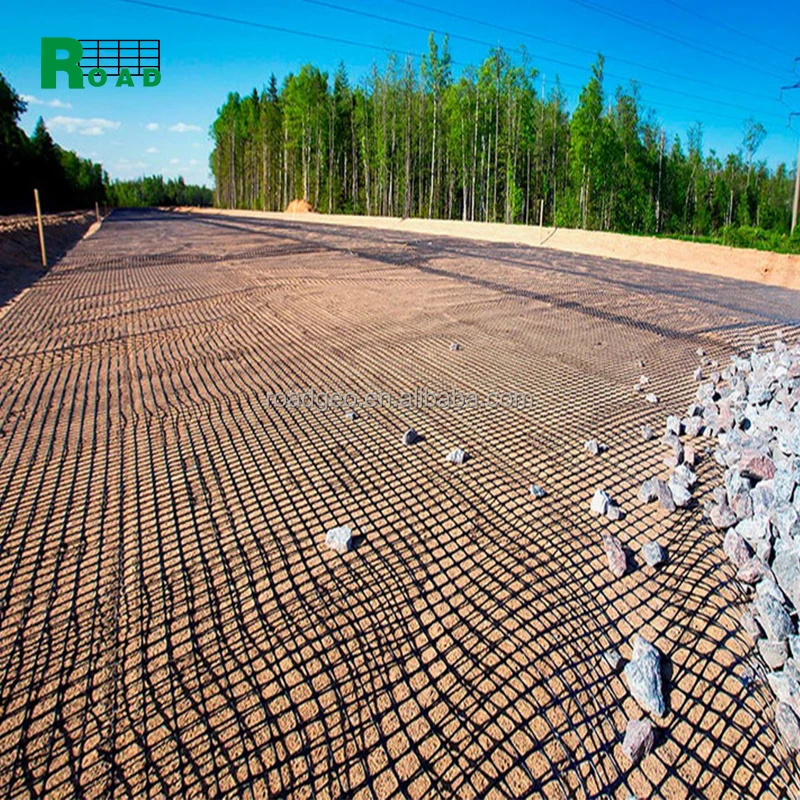 Price of small samples --Polypropylene Two Way Geo Grid pp Biaxial Plastic Geogrid for Retaining Wall
