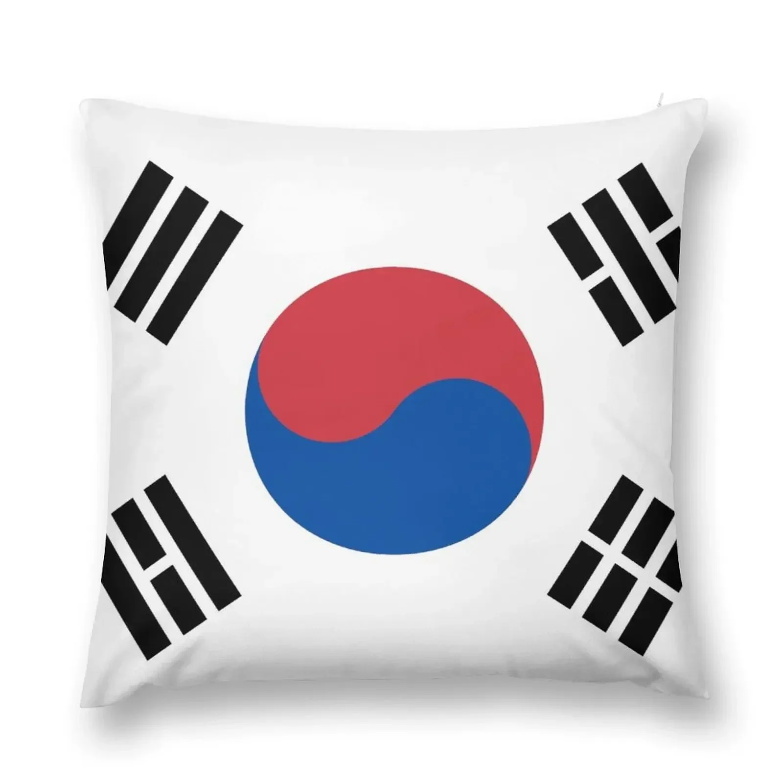 

South Korean Flag - South Korea - Taegeukgi -   Throw Pillow Cushions Cover Cushion Child Cushion Cover Luxury pillow