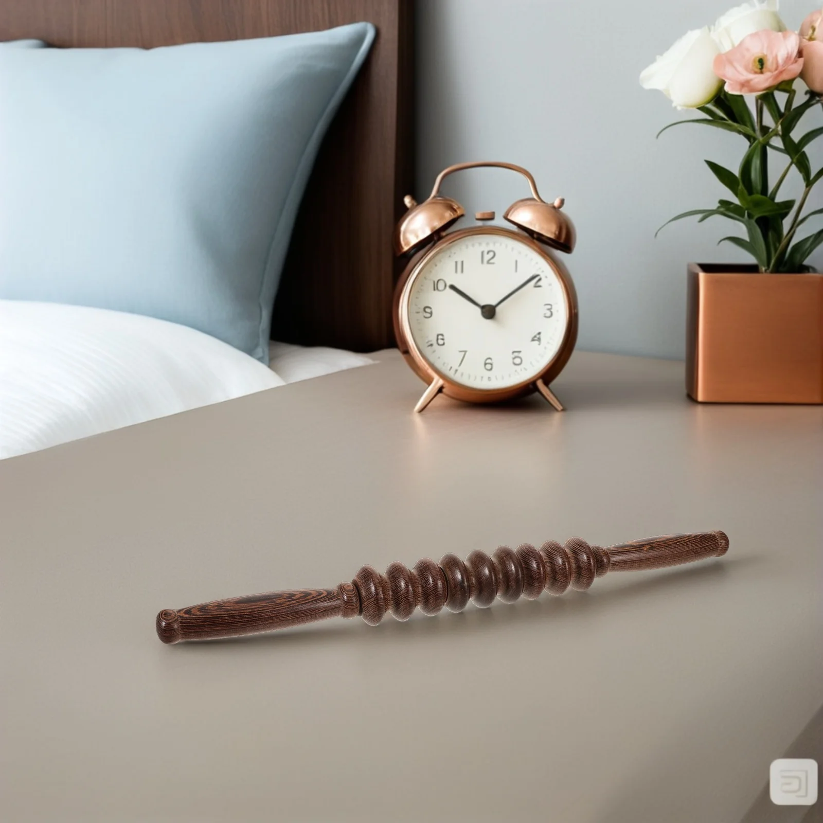 Rodillo de masaje de madera, masajeador de terapia de madera de mano para cuerpo completo, pierna, músculo, tejido profundo, rodillo de masaje