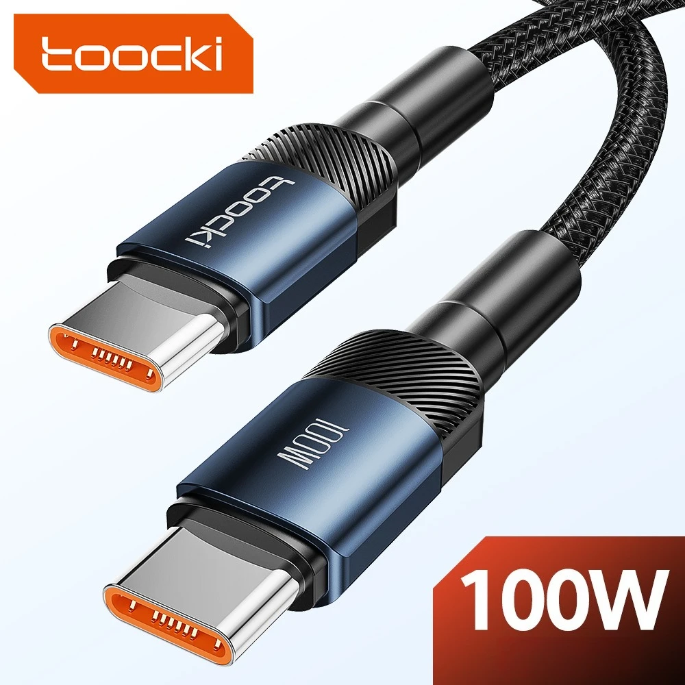 

Кабель для быстрой зарядки Type-C 100 Вт, двухпортовый, с разъемом из алюминиевого сплава для телефонов Huawei и других устройств