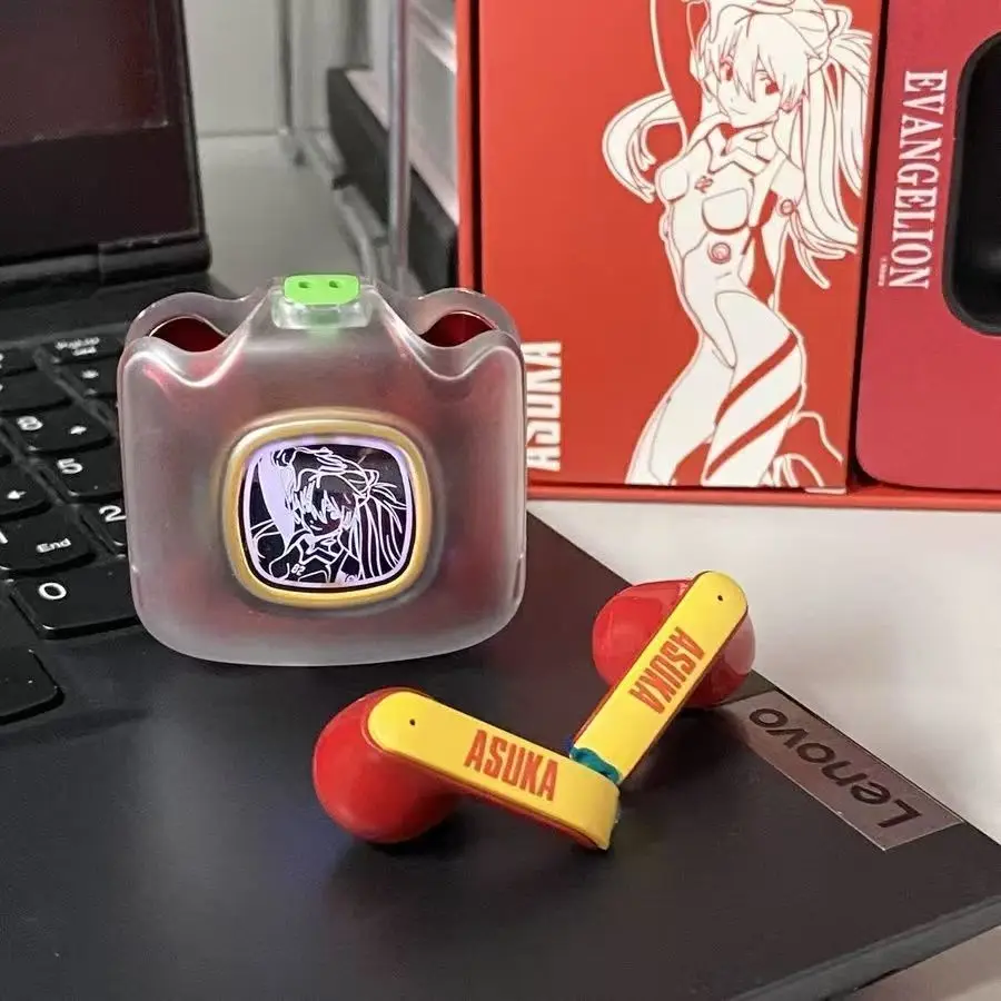 

Neon Genesis Evangelion EVA-02 Беспроводные Bluetooth-наушники с шумоподавлением, спортивные наушники, Рождественский подарок