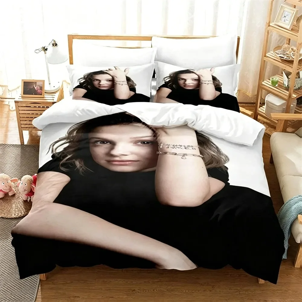 Juego de Ropa de Cama con Estampado 3D de Stranger Things, Millie Bobby Brown, para Cama Individual, Matrimonial, Queen, King Size, para Adultos y Niños, Juego de Sábanas de Anime para Dormitorio