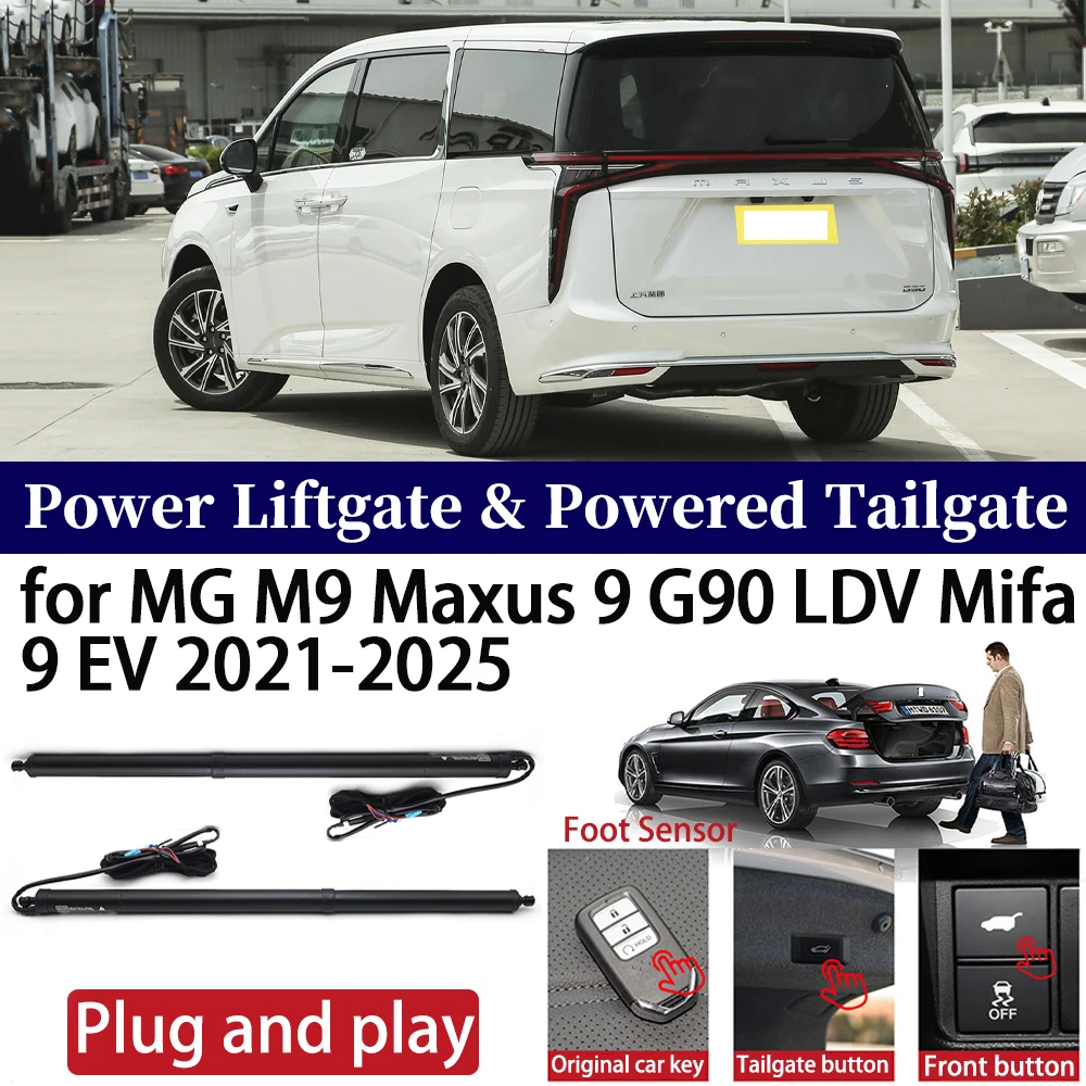 

for MG M9 Maxus 9 G90 LDV Mifa 9 EV 2021-2025 Car OEM Power Liftgate Automatic One-Click Powered Tailgate Strut Plug and paly