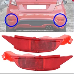 Rear Bumper Reflector Red Left Side (With Bulb) Right Side(Without Bulb) Fit For Ford Fiesta MK7 Hatchback 2008-2012  2011 2010