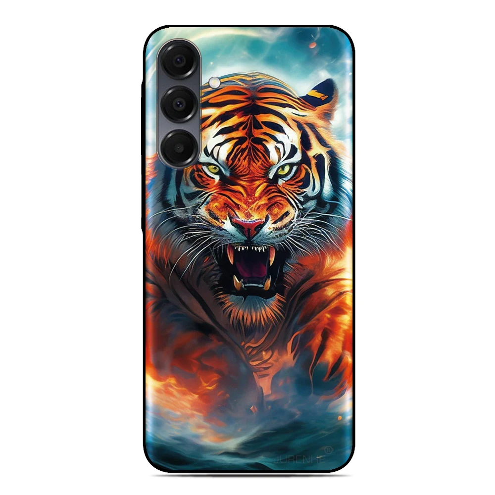 النمر واقية جراب هاتف ل TCL 605 503 50 XE 40 XL 30 LE 20 Pro 60 SE NXTPAPER 60R 5G 505 502 4G 501 30Z 20S 20R الغطاء الخلفي