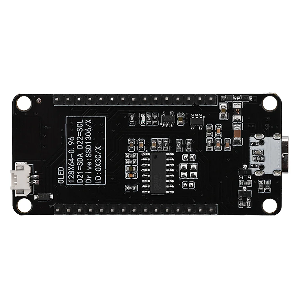 ESP-WROOM-32D ESP32 Development Board 0.96 Inch OLED Display,CH340C,WiFi+BLE Wireless Module,Type-C/Mini/Micro USB for Arduino