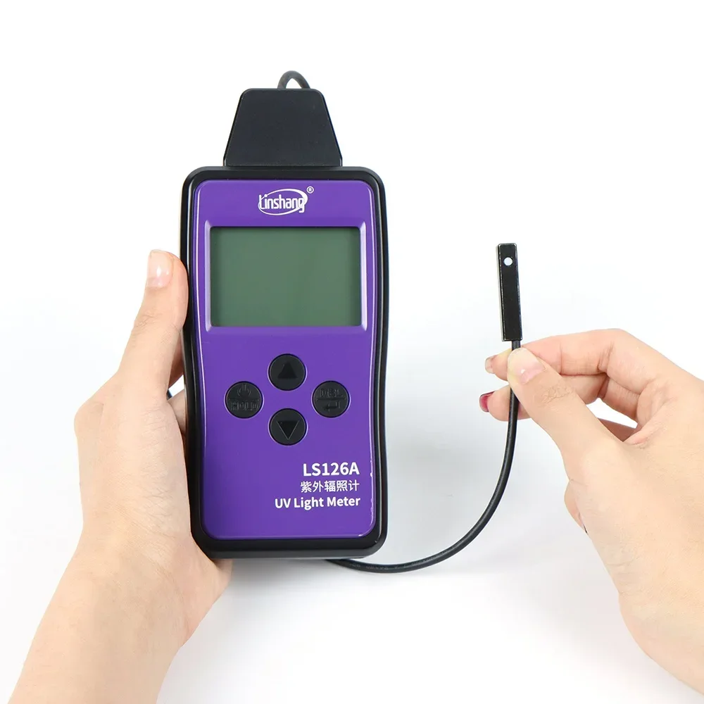 LS126A 340nm to 420nm UVA LED Radiometer UV Intensity Measurement Index Meter Curing Light Radiometer Digital UV Light Meter