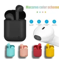 Original TWS I12 Macaron Wireless Bluetooth Headset Matte Sport Binaural Earbuds Wireless Headphones Bluetooth Earphones