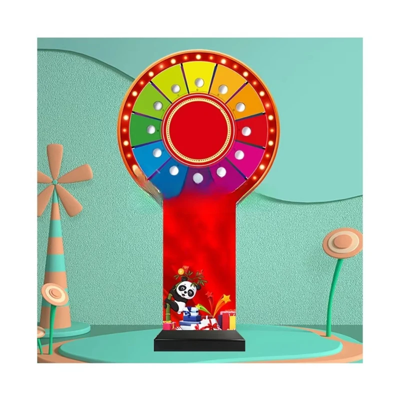 

Electric Lucky Light Emitting Diode Lights Chance Sweepstakes Game Drum Event Gifts Random Selection Spinner Luck Sweepstakes