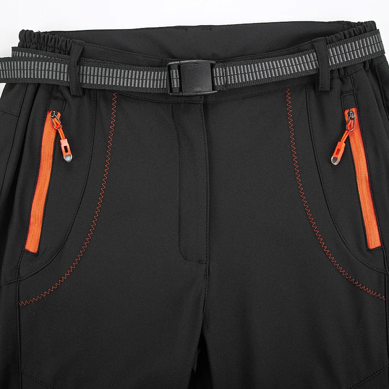 EUMERGX Women’s Winter Fleece Ski Pants Warm Waterproof Snow Pants Outdoor Camping Climbing Skiing Windproof Rain Trousers