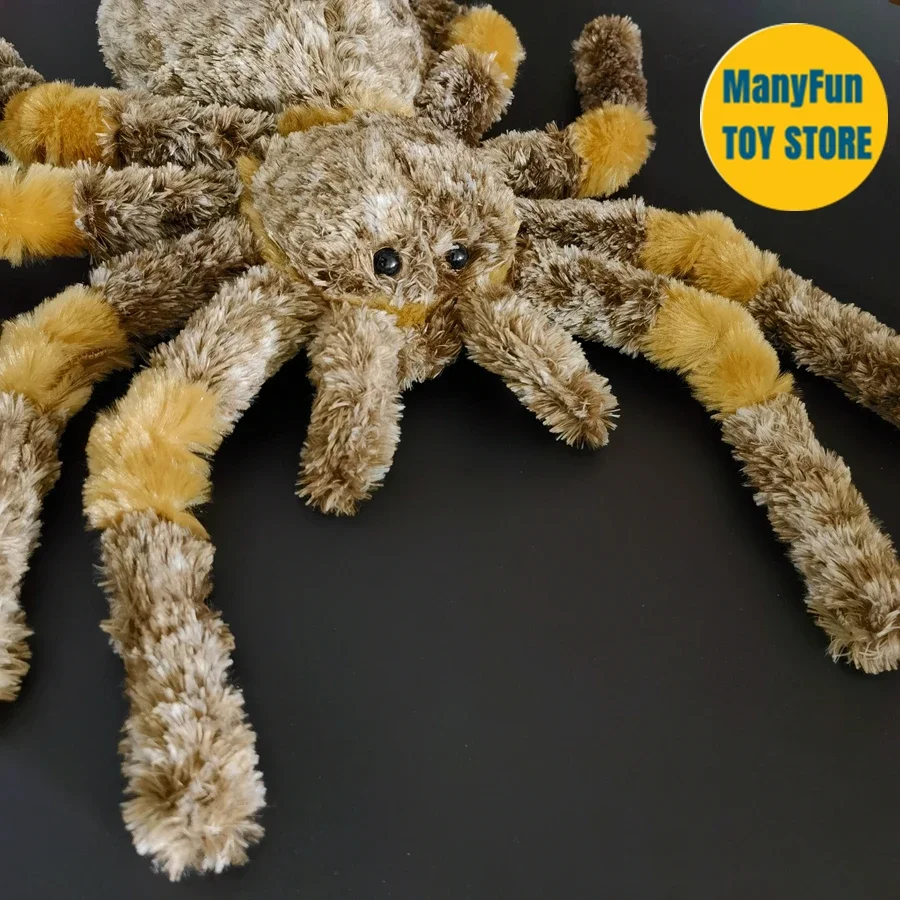 Tarantula High Fidelity Birdeater น่ารัก Plushie Spider ของเล่นตุ๊กตาเหมือนจริงสัตว์จําลองตุ๊กตาตุ๊กตาคาวาอิของเล่นของขวัญเด็ก